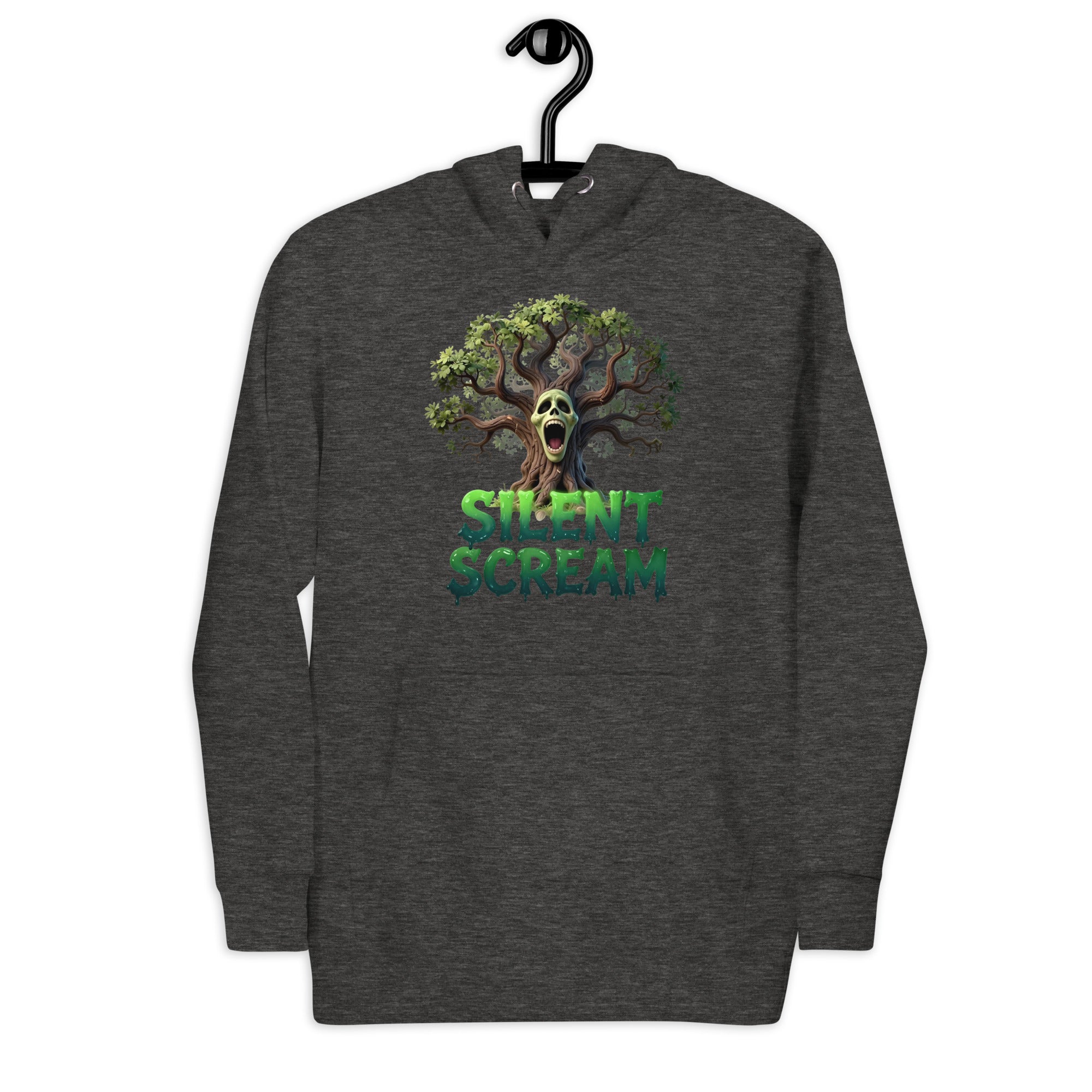 Unisex Hoodie - Silent Scream Horror Tree Unisex Hoodie – Dark Power for Elite Creators by printfluence.net