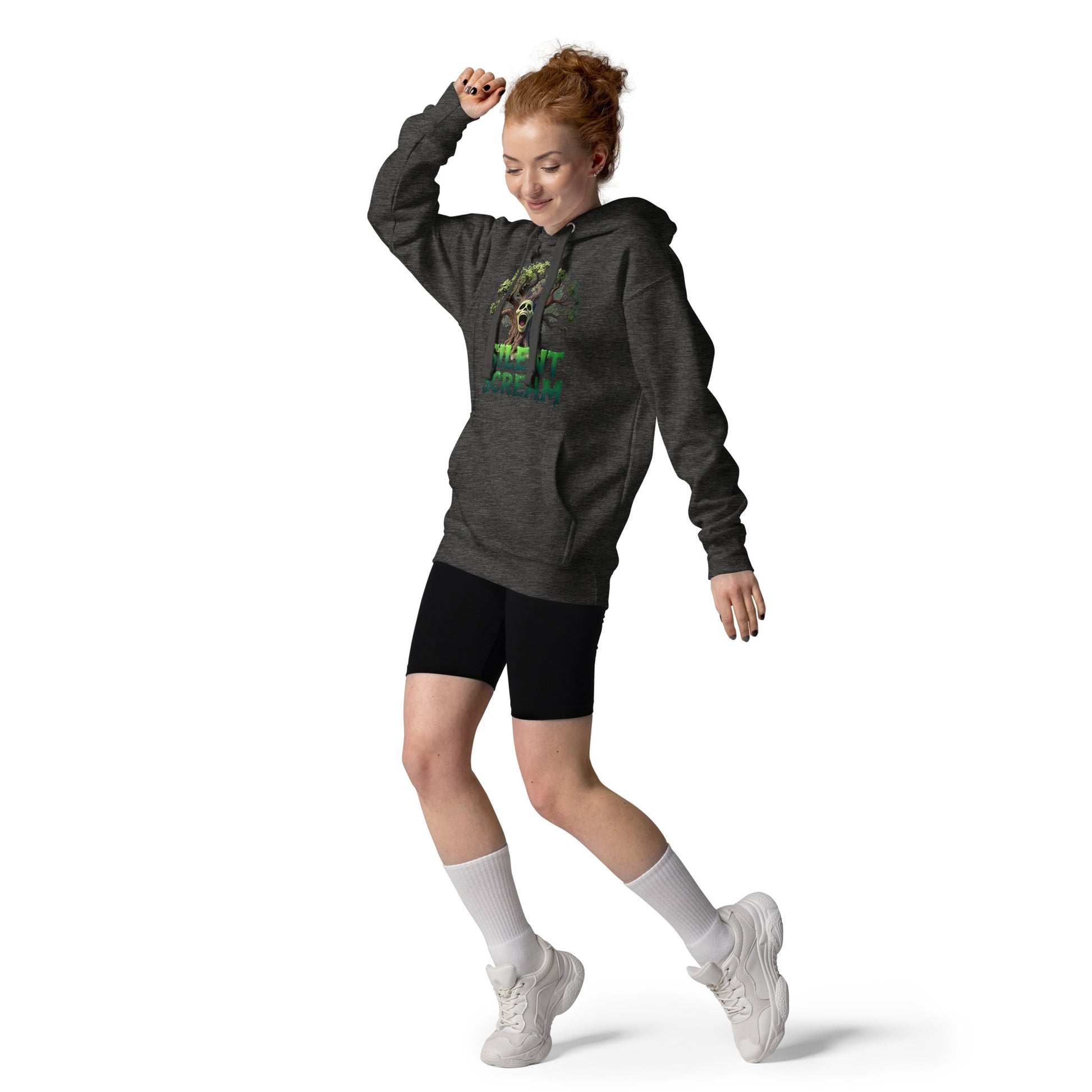 Unisex Hoodie - Silent Scream Horror Tree Unisex Hoodie – Dark Power for Elite Creators by printfluence.net