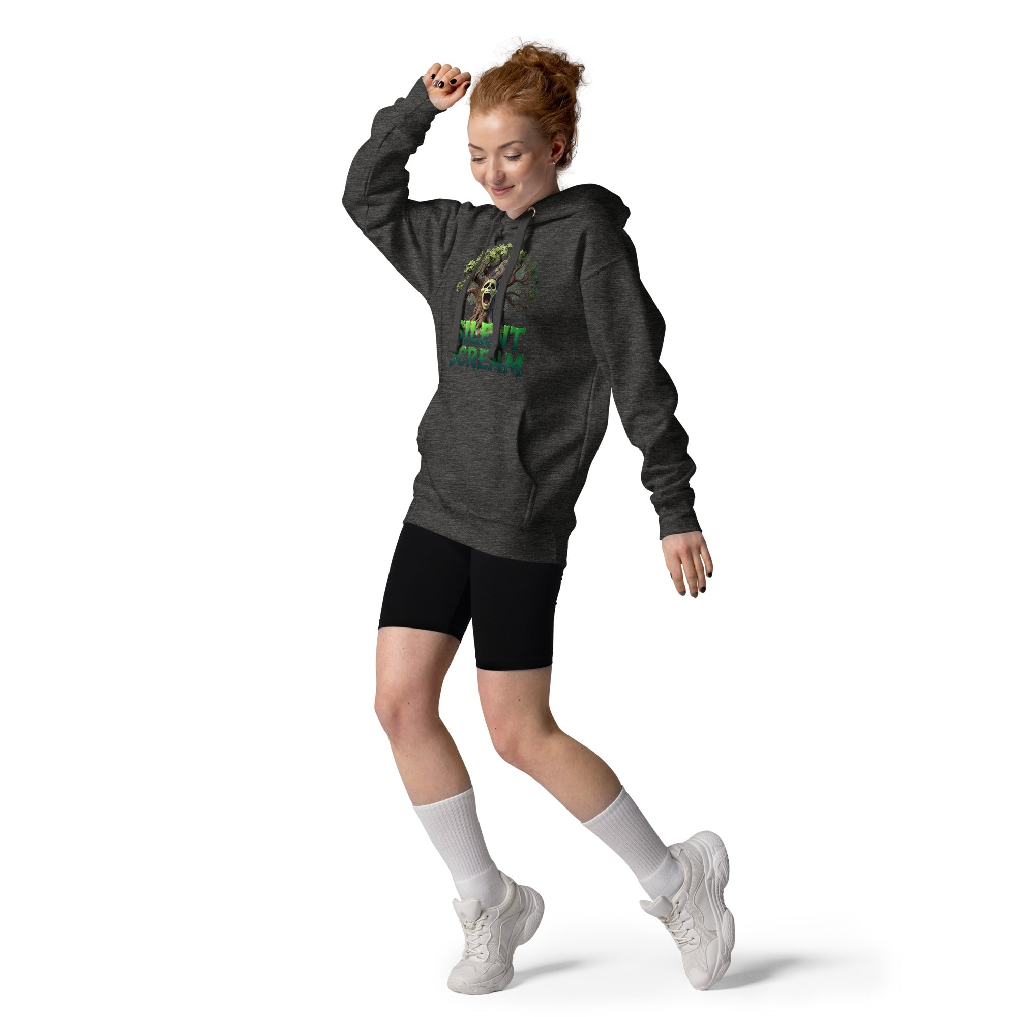 Unisex Hoodie - Silent Scream Horror Tree Unisex Hoodie – Dark Power for Elite Creators by printfluence.net