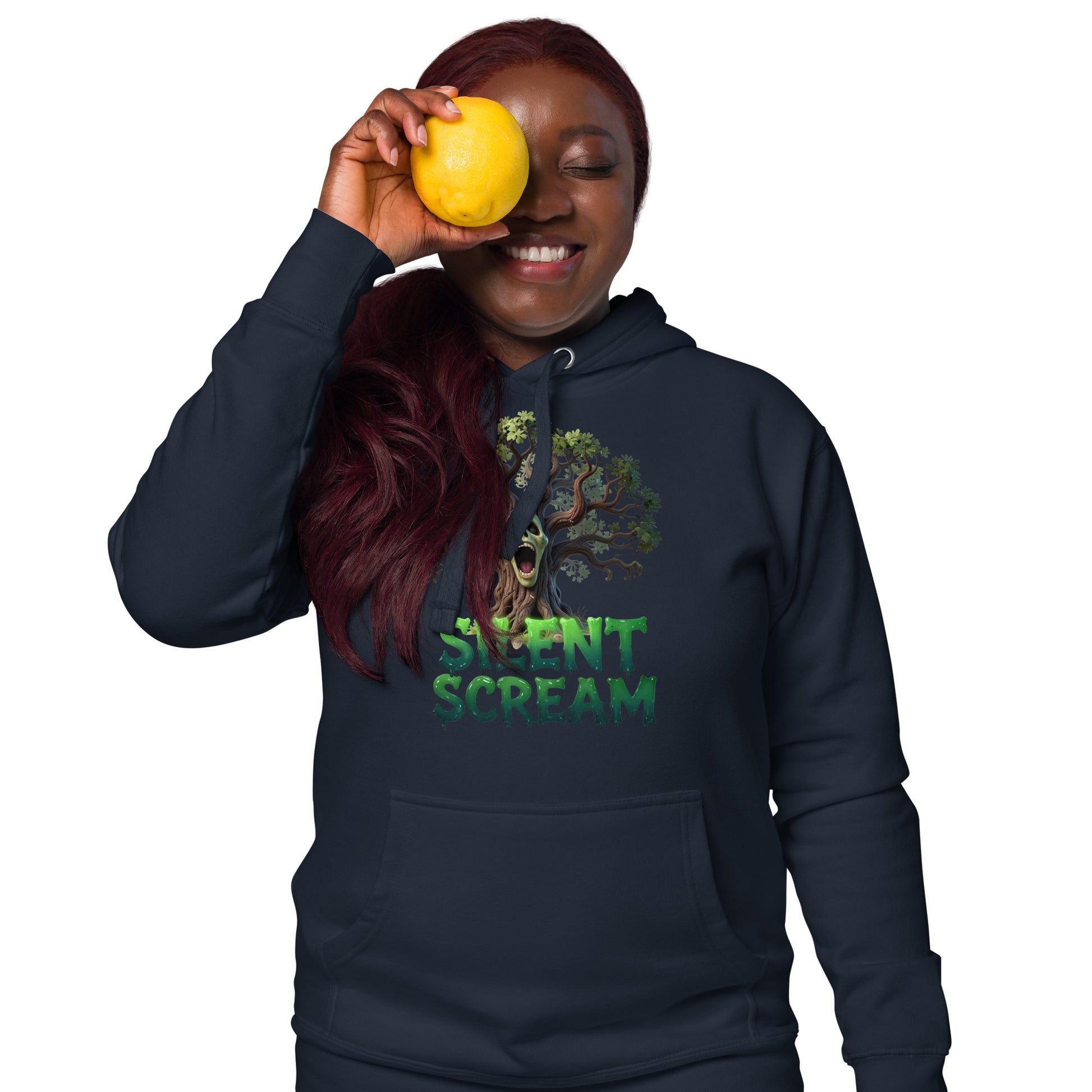 Unisex Hoodie - Silent Scream Horror Tree Unisex Hoodie – Dark Power for Elite Creators by printfluence.net