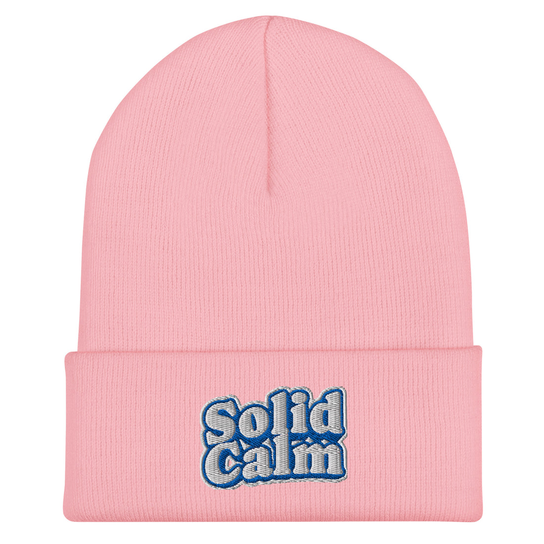 Cuffed Beanie - SOLID CALM Cuffed Beanie – For Elite Leaders Who Master Chaos by printfluence.net