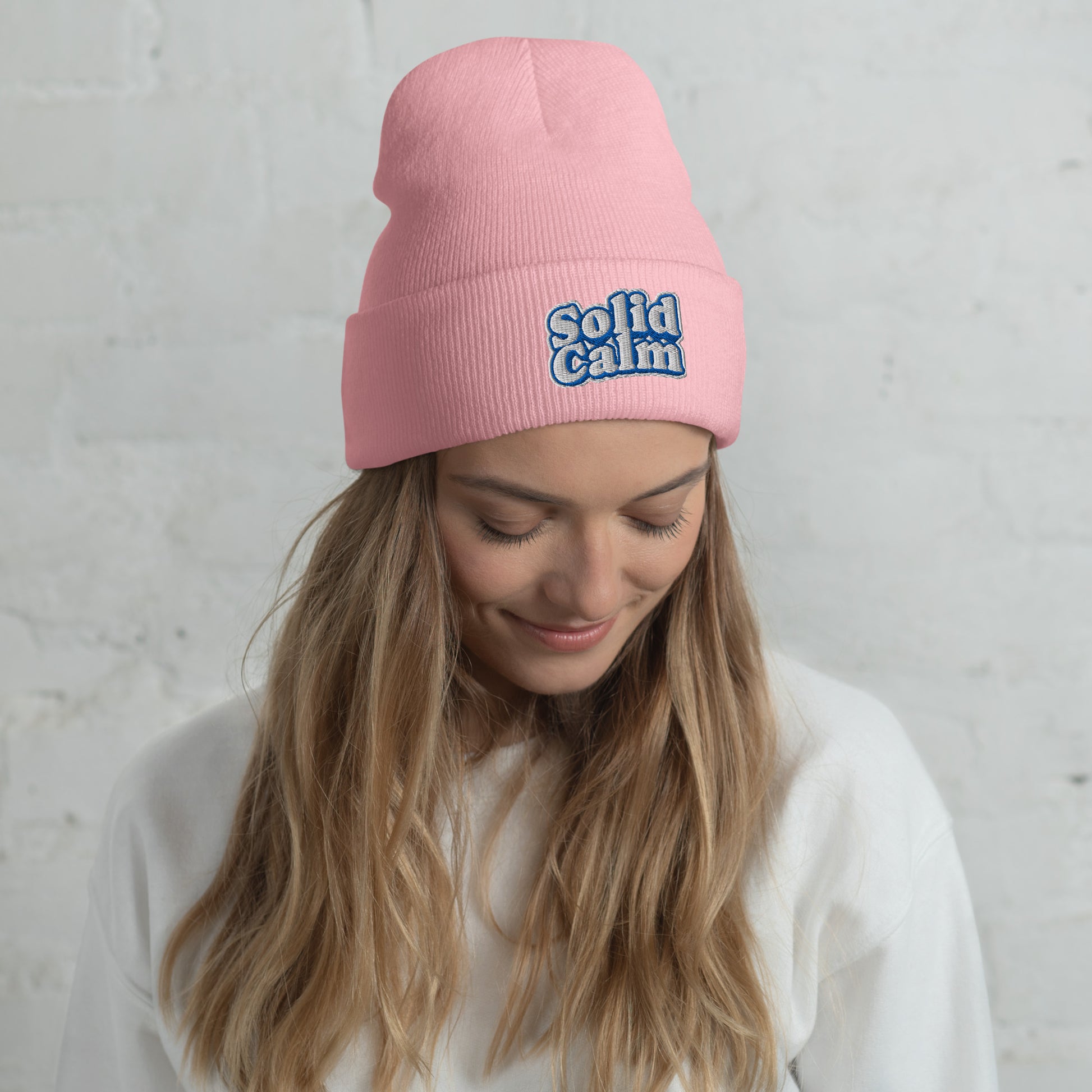 Cuffed Beanie - SOLID CALM Cuffed Beanie – For Elite Leaders Who Master Chaos by printfluence.net