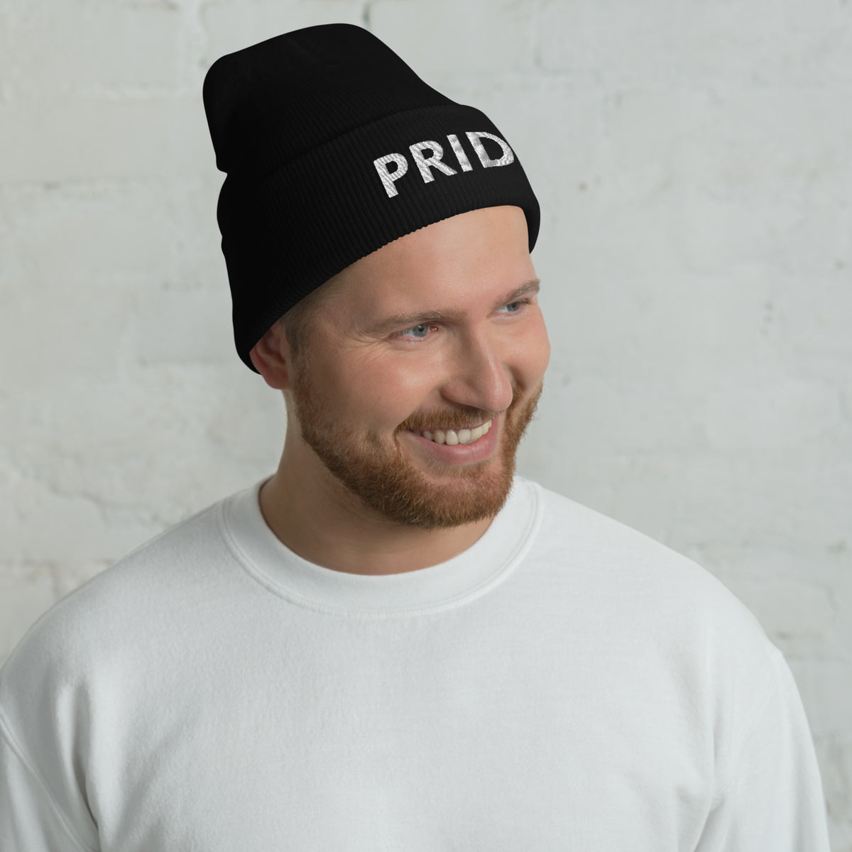Inspirational Quotes Lovers | Cuffed Beanie — PRIDE by printfluence
