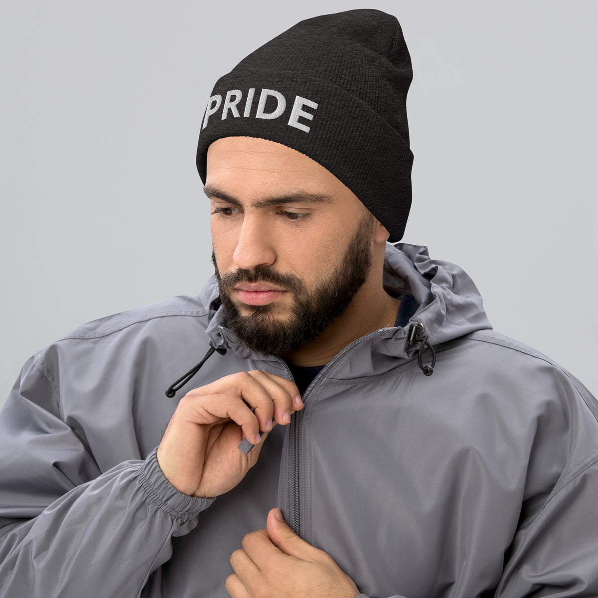 Inspirational Quotes Lovers | Cuffed Beanie — PRIDE by printfluence