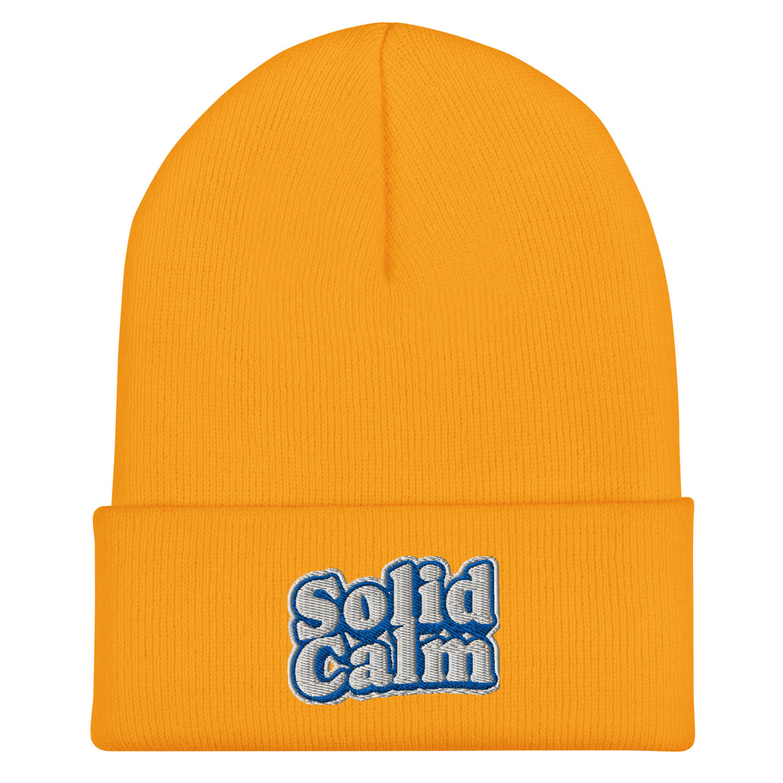 Cuffed Beanie - SOLID CALM Cuffed Beanie – For Elite Leaders Who Master Chaos by printfluence.net