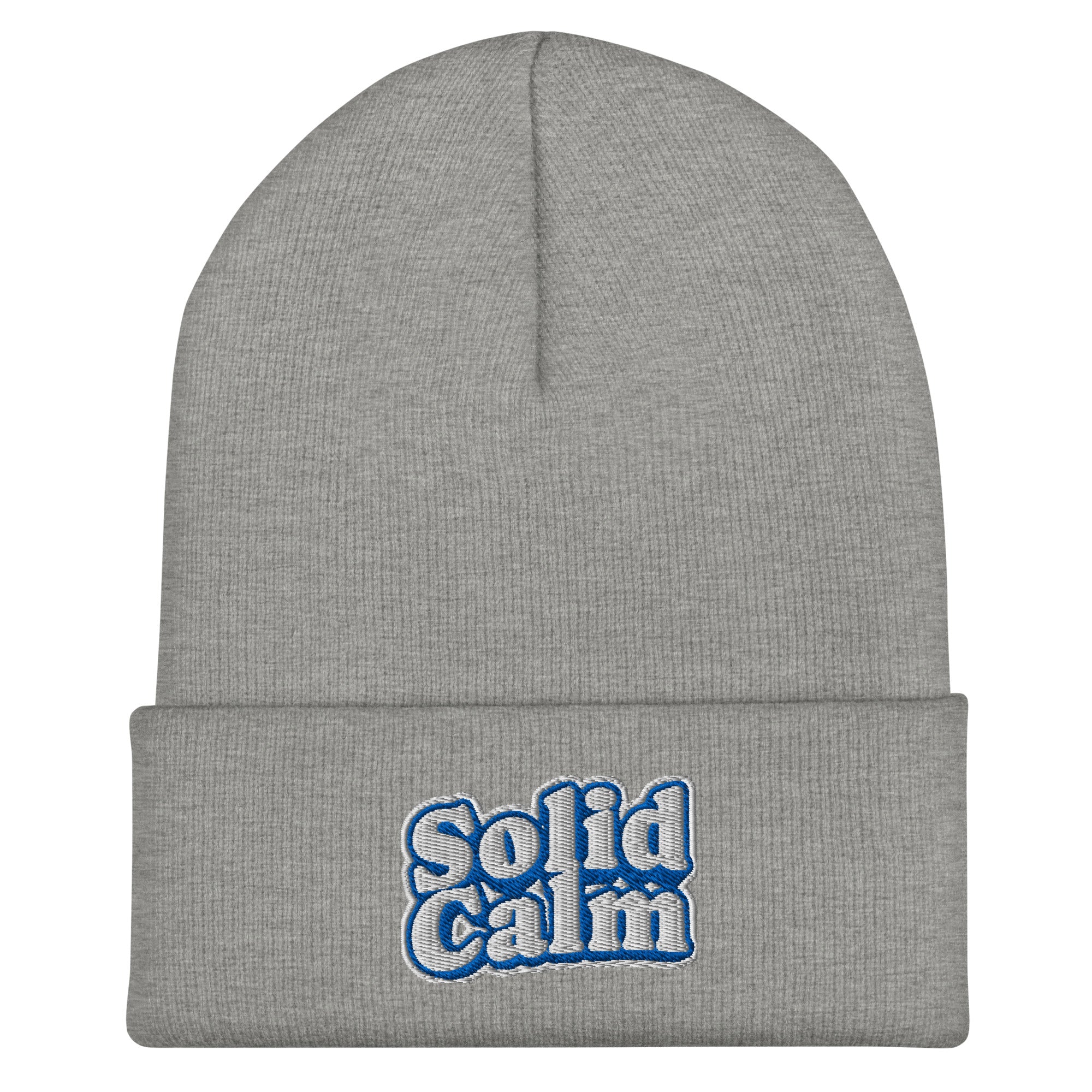 Cuffed Beanie - SOLID CALM Cuffed Beanie – For Elite Leaders Who Master Chaos by printfluence.net