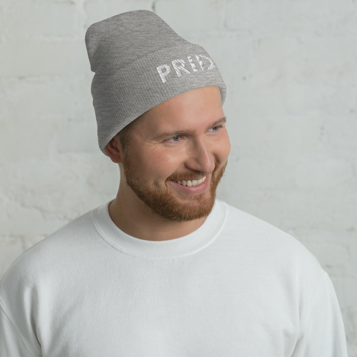 Inspirational Quotes Lovers | Cuffed Beanie — PRIDE by printfluence