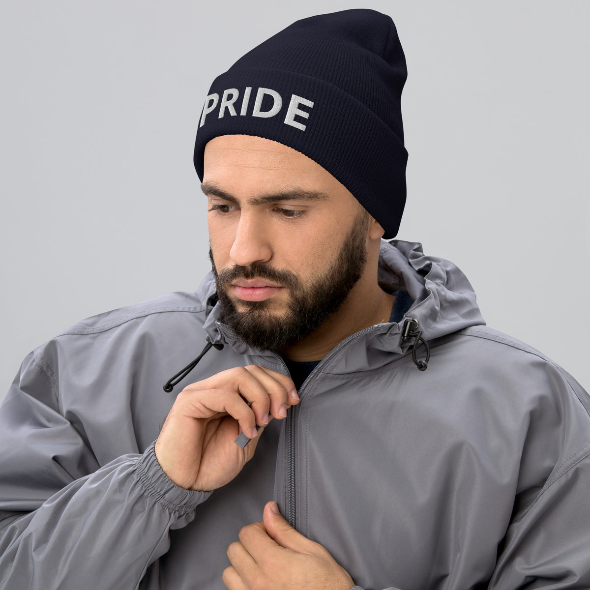 Inspirational Quotes Lovers | Cuffed Beanie — PRIDE by printfluence