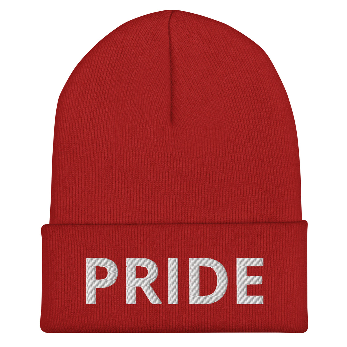 Inspirational Quotes Lovers | Cuffed Beanie — PRIDE by printfluence