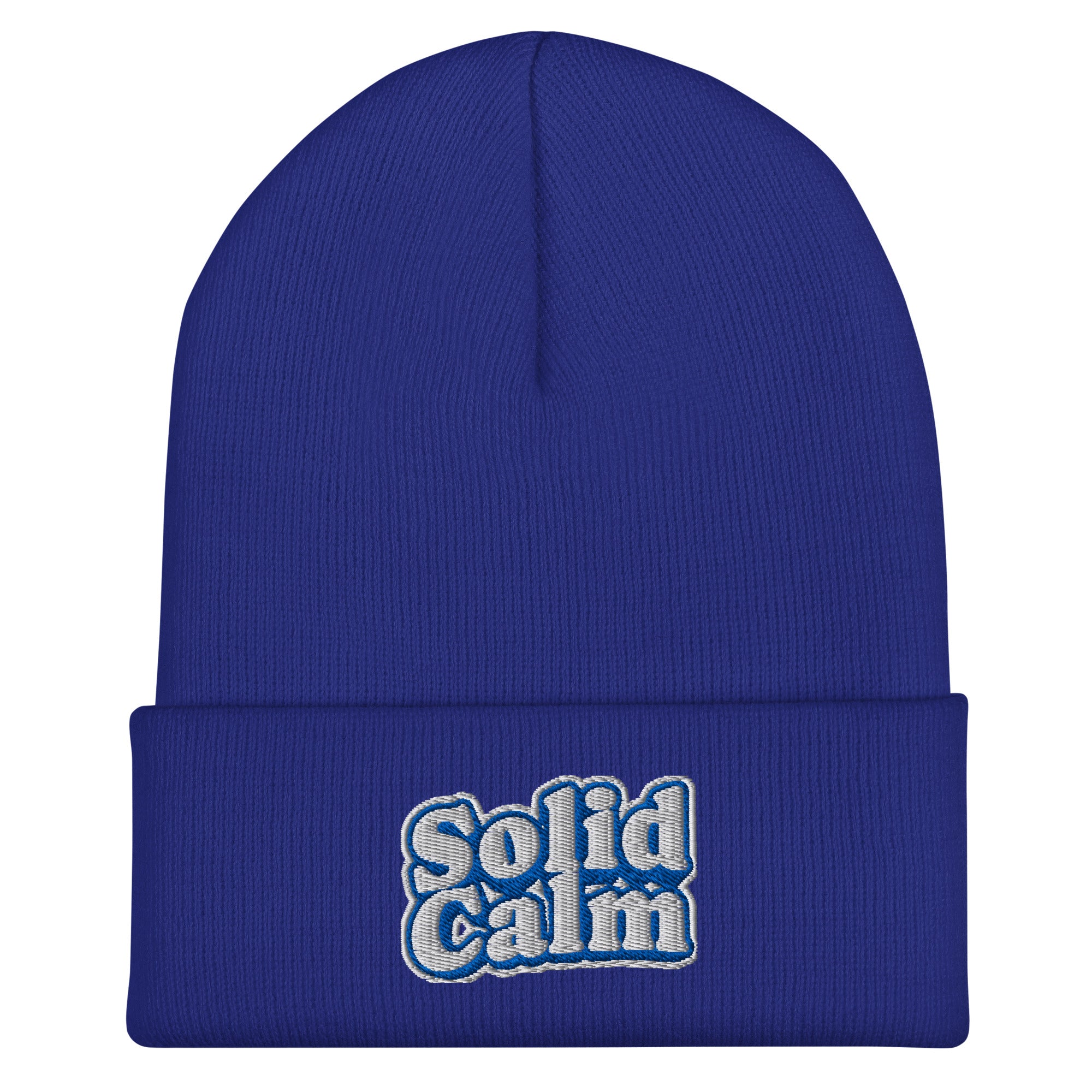Cuffed Beanie - SOLID CALM Cuffed Beanie – For Elite Leaders Who Master Chaos by printfluence.net