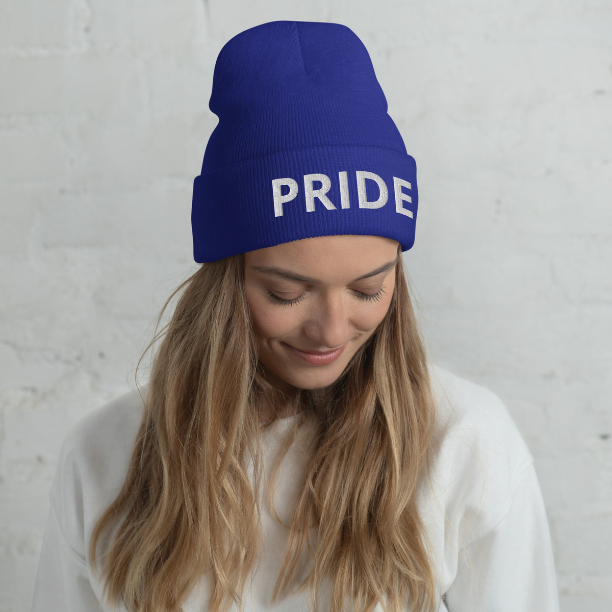 Inspirational Quotes Lovers | Cuffed Beanie — PRIDE by printfluence