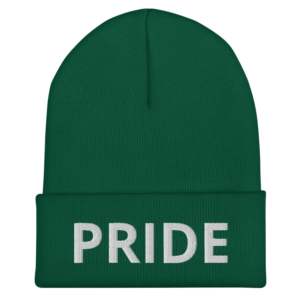 Inspirational Quotes Lovers | Cuffed Beanie — PRIDE by printfluence