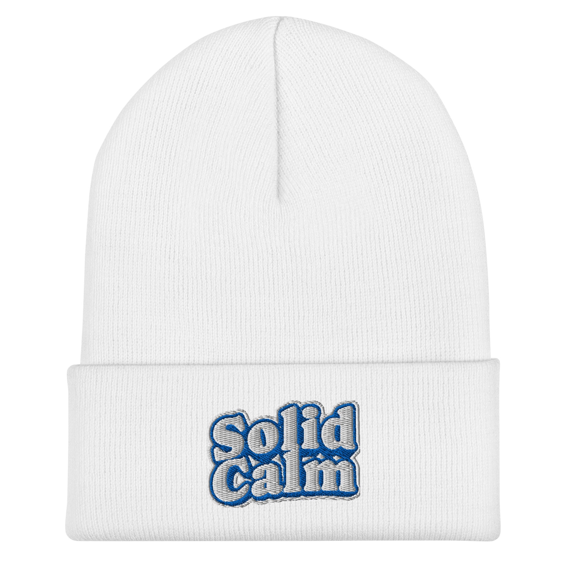 Cuffed Beanie - SOLID CALM Cuffed Beanie – For Elite Leaders Who Master Chaos by printfluence.net
