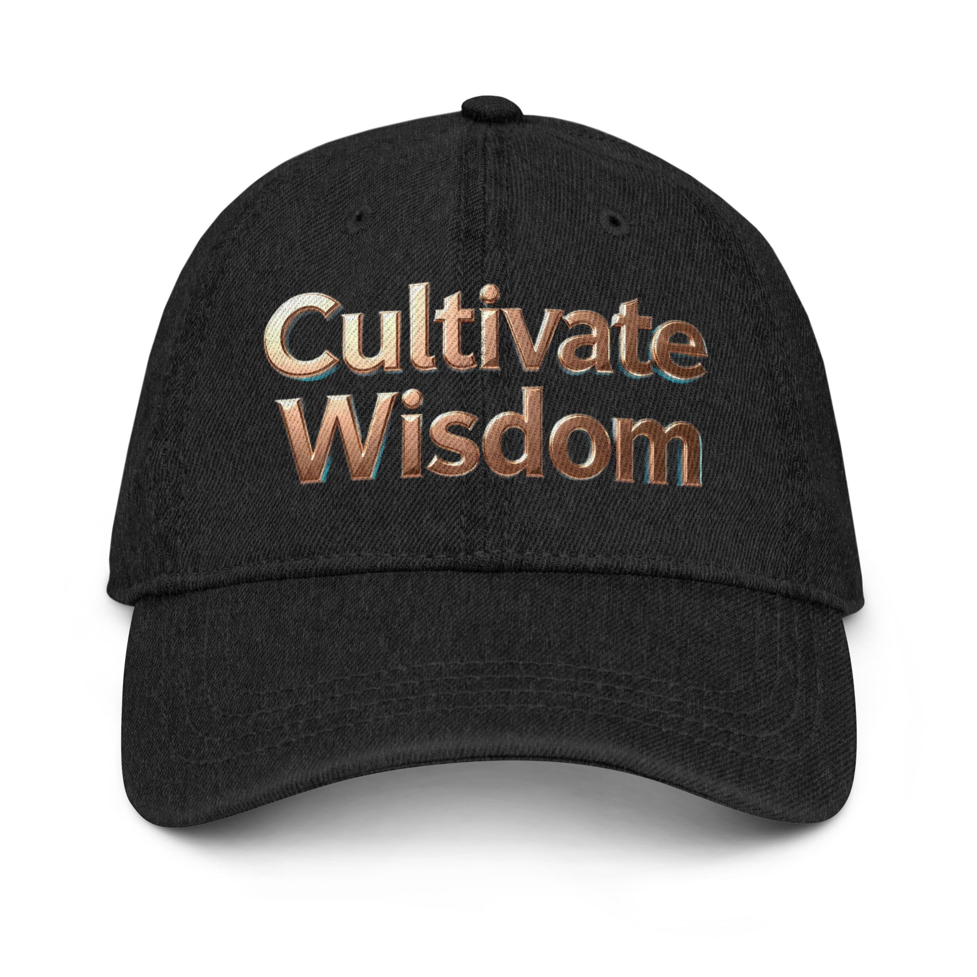 Denim Hat - Trusted Cultivate Wisdom Denim Hat – Premium Discovery by printfluence.net