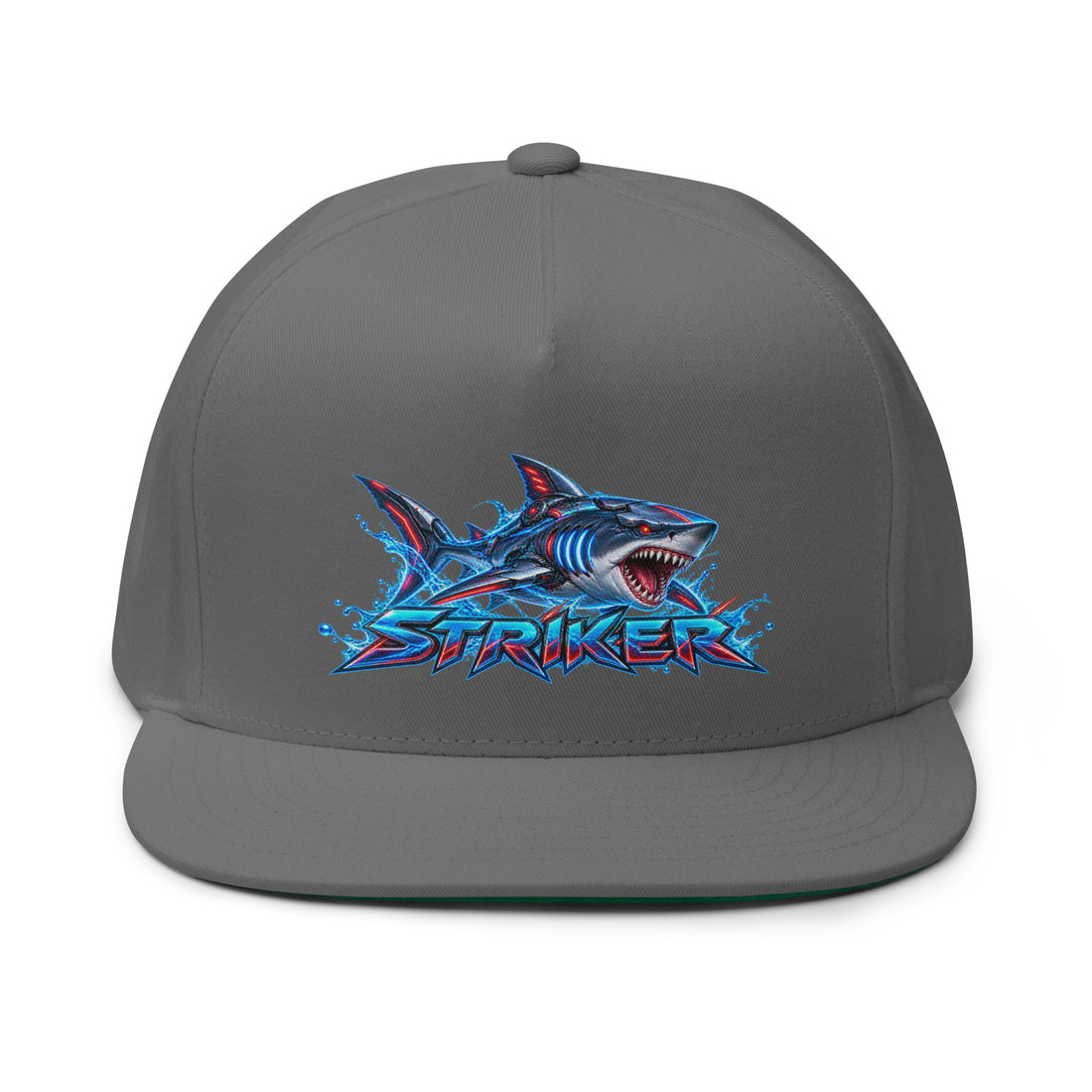 Cyberpunk Animals Lovers | Flat Bill Cap — STRIKER by printfluence