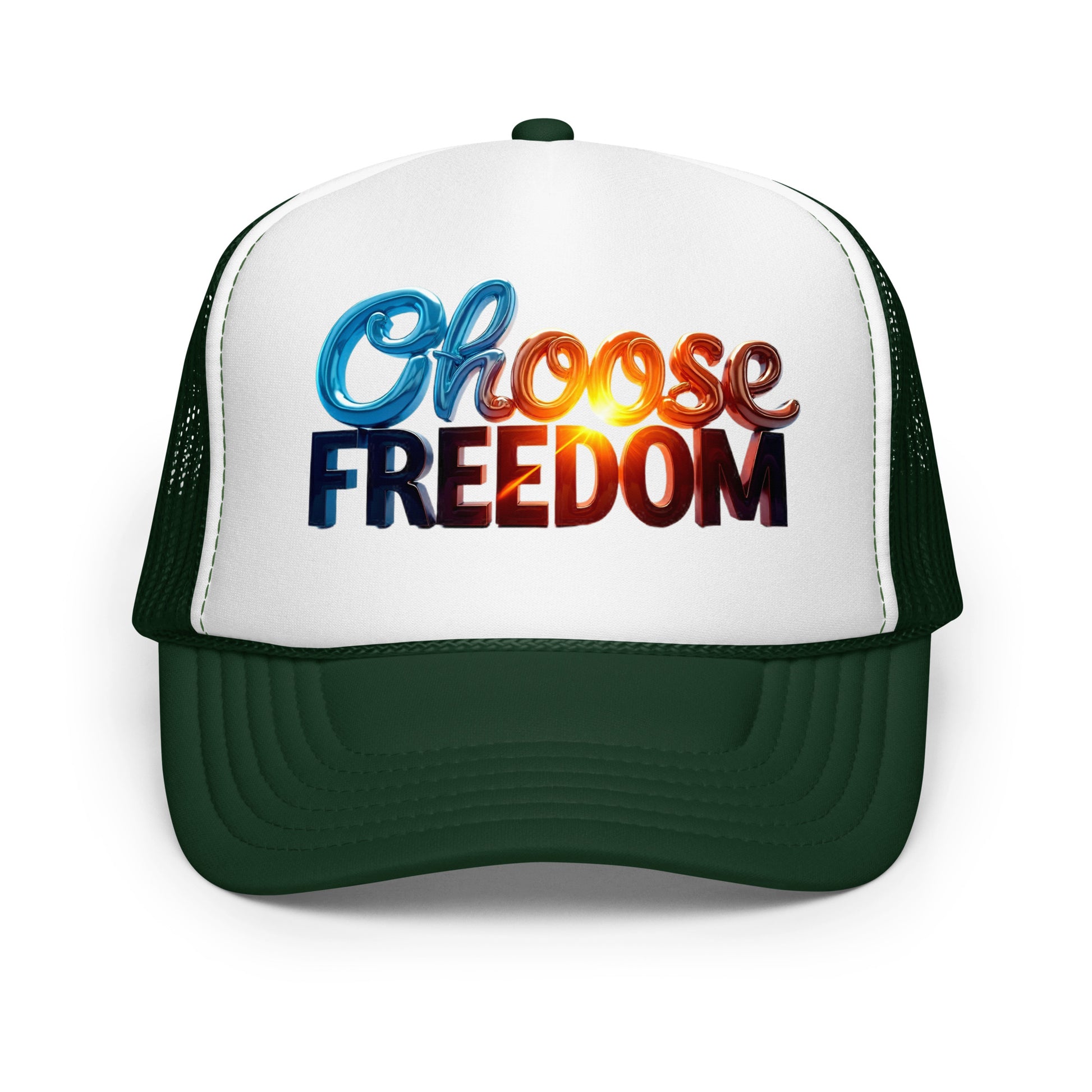 Foam trucker hat - Choose Freedom Foam Trucker Hat – Bold Liberty Street Style by printfluence.net