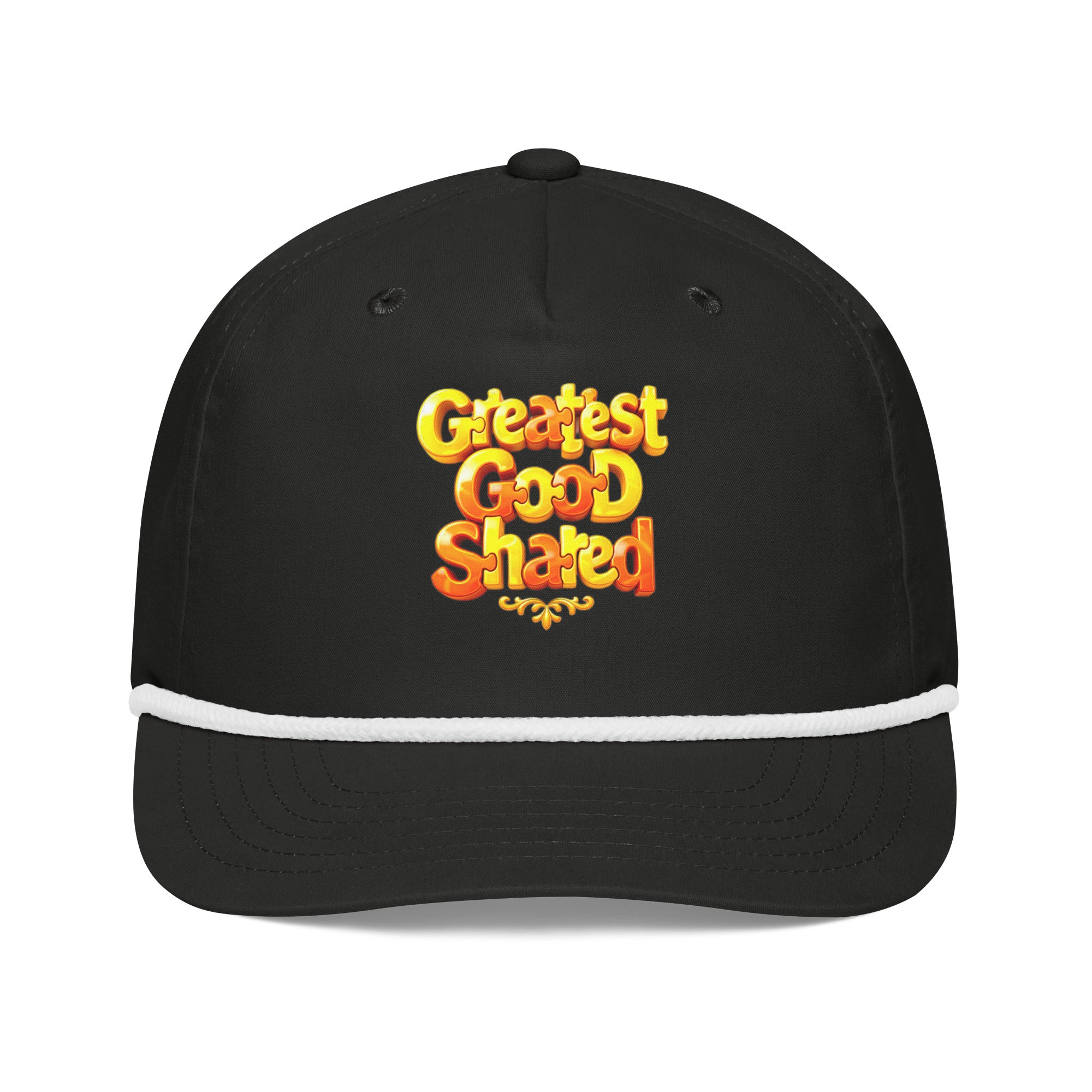 Golf rope cap - Greatest Good Shared Rope Cap – Golf Richardson Motivational Hat by printfluence.net