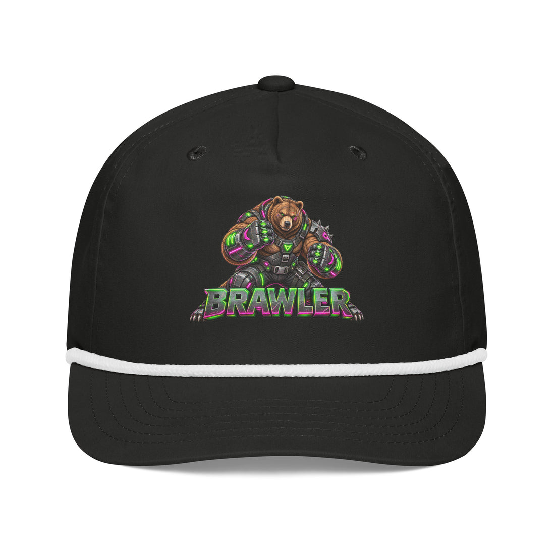 Cyberpunk Animals Lovers | Golf Rope Cap — BRAWLER by printfluence