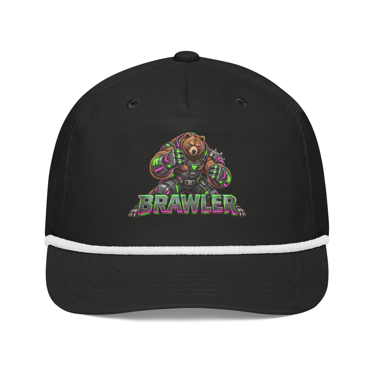 Cyberpunk Animals Lovers | Golf Rope Cap — BRAWLER by printfluence