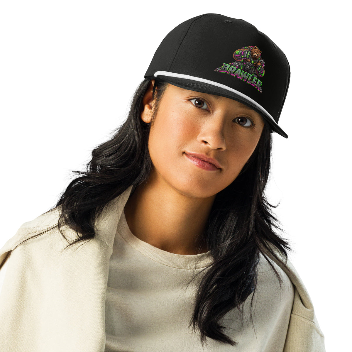 Cyberpunk Animals Lovers | Golf Rope Cap — BRAWLER by printfluence