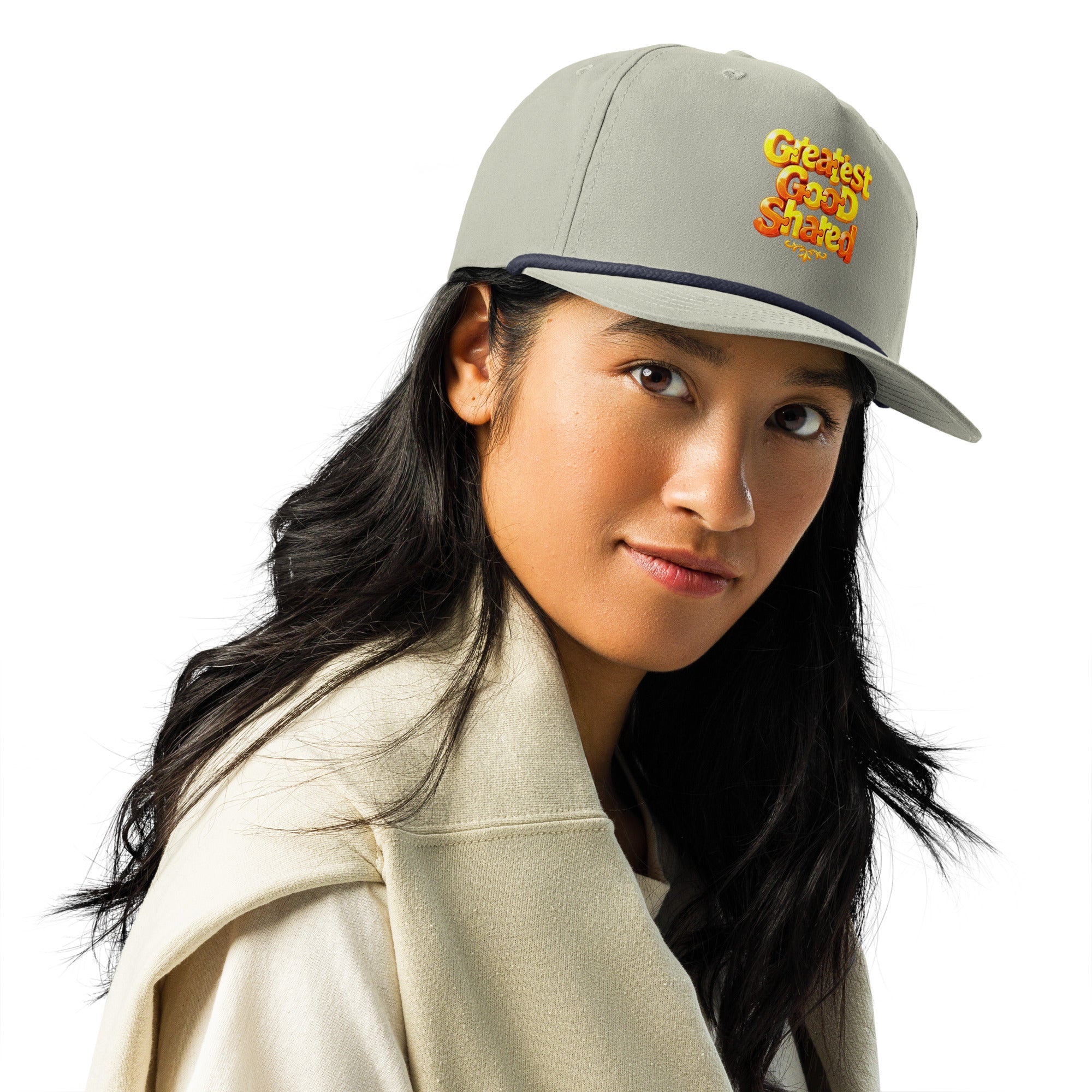Golf rope cap - Greatest Good Shared Rope Cap – Golf Richardson Motivational Hat by printfluence.net