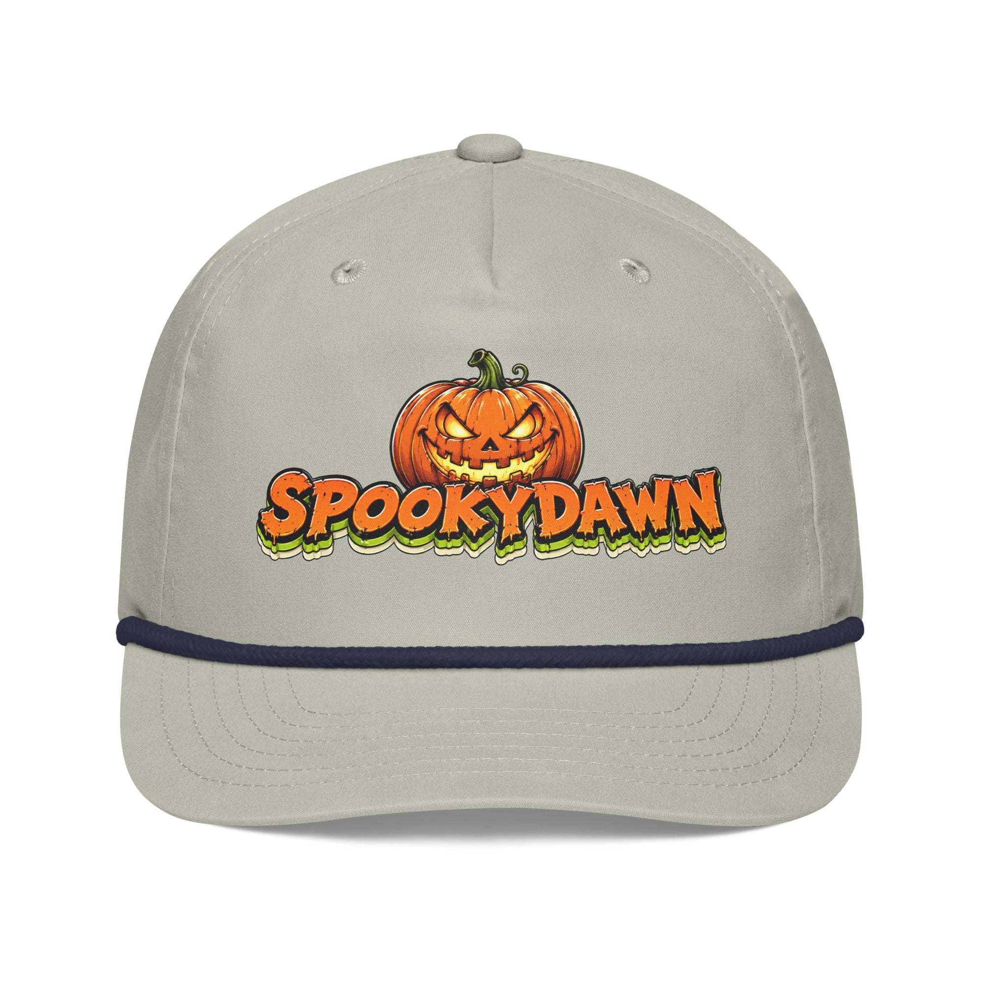 Spookydawn Vintage Horror Mystery Golf Rope Cap by printfluence.net