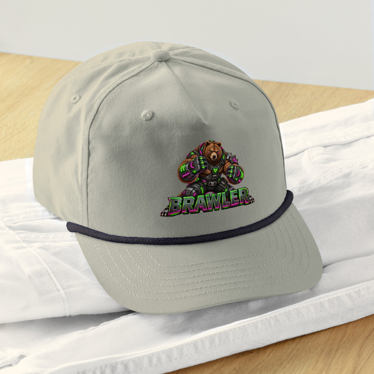 Cyberpunk Animals Lovers | Golf Rope Cap — BRAWLER by printfluence
