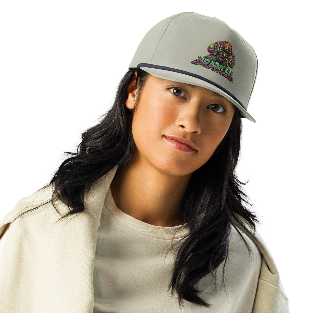 Cyberpunk Animals Lovers | Golf Rope Cap — BRAWLER by printfluence