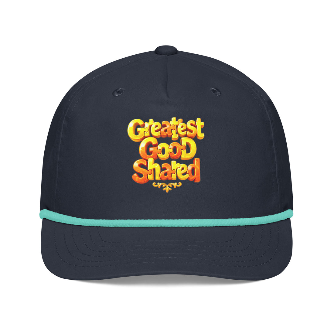 Golf rope cap - Greatest Good Shared Rope Cap – Golf Richardson Motivational Hat by printfluence.net