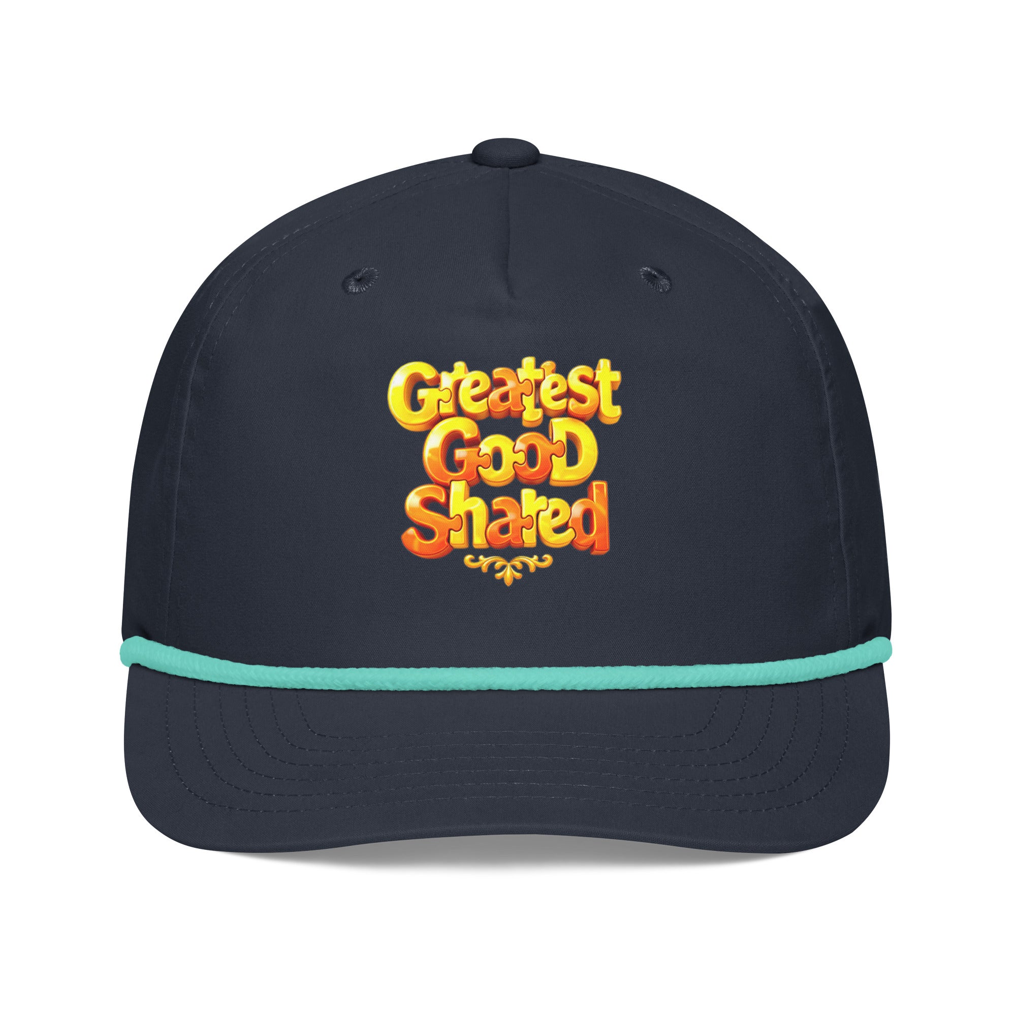 Golf rope cap - Greatest Good Shared Rope Cap – Golf Richardson Motivational Hat by printfluence.net