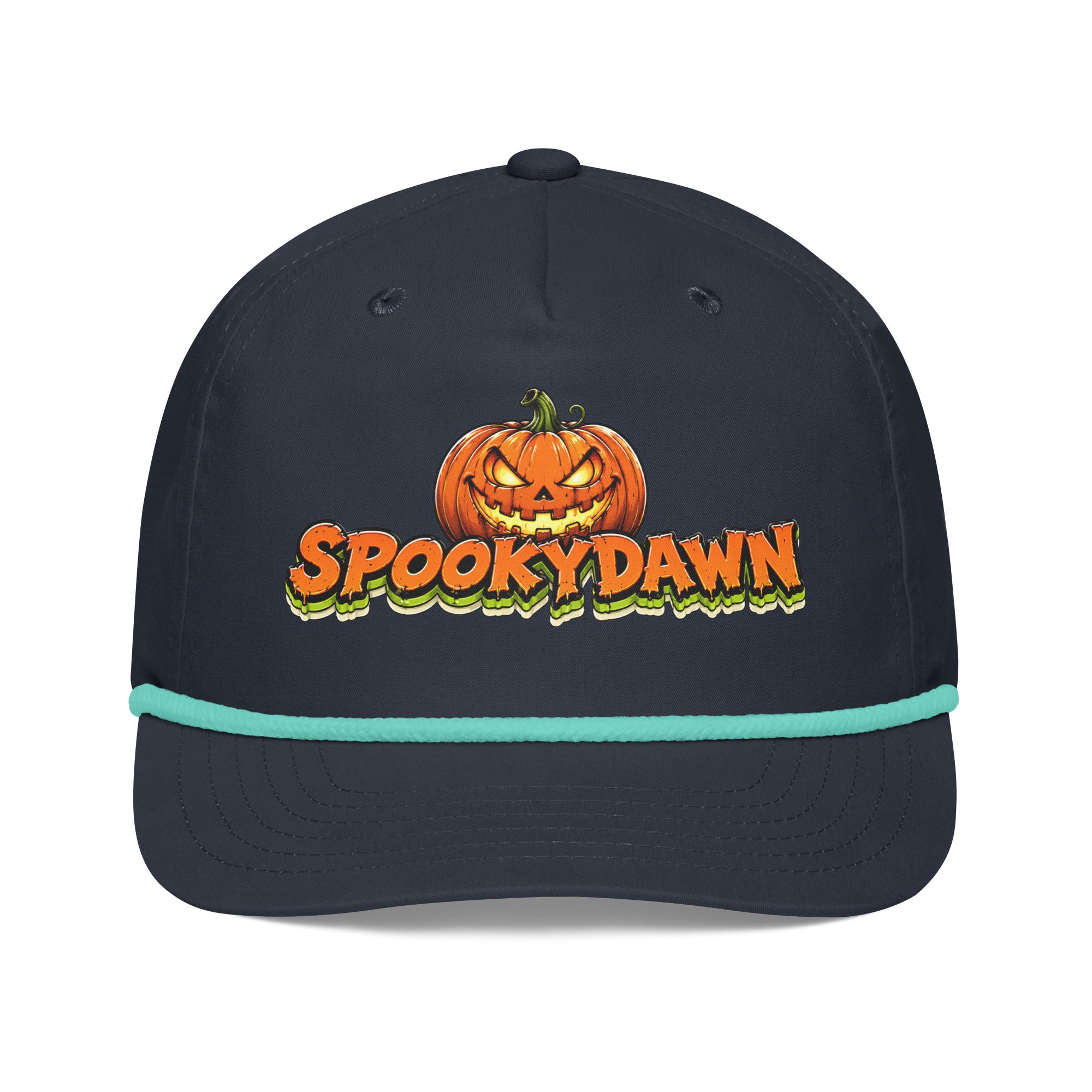 Spookydawn Vintage Horror Mystery Golf Rope Cap by printfluence.net