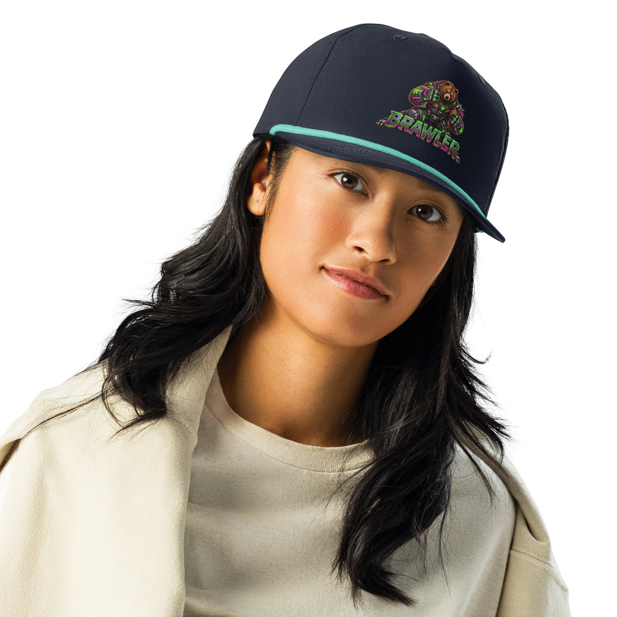 Cyberpunk Animals Lovers | Golf Rope Cap — BRAWLER by printfluence