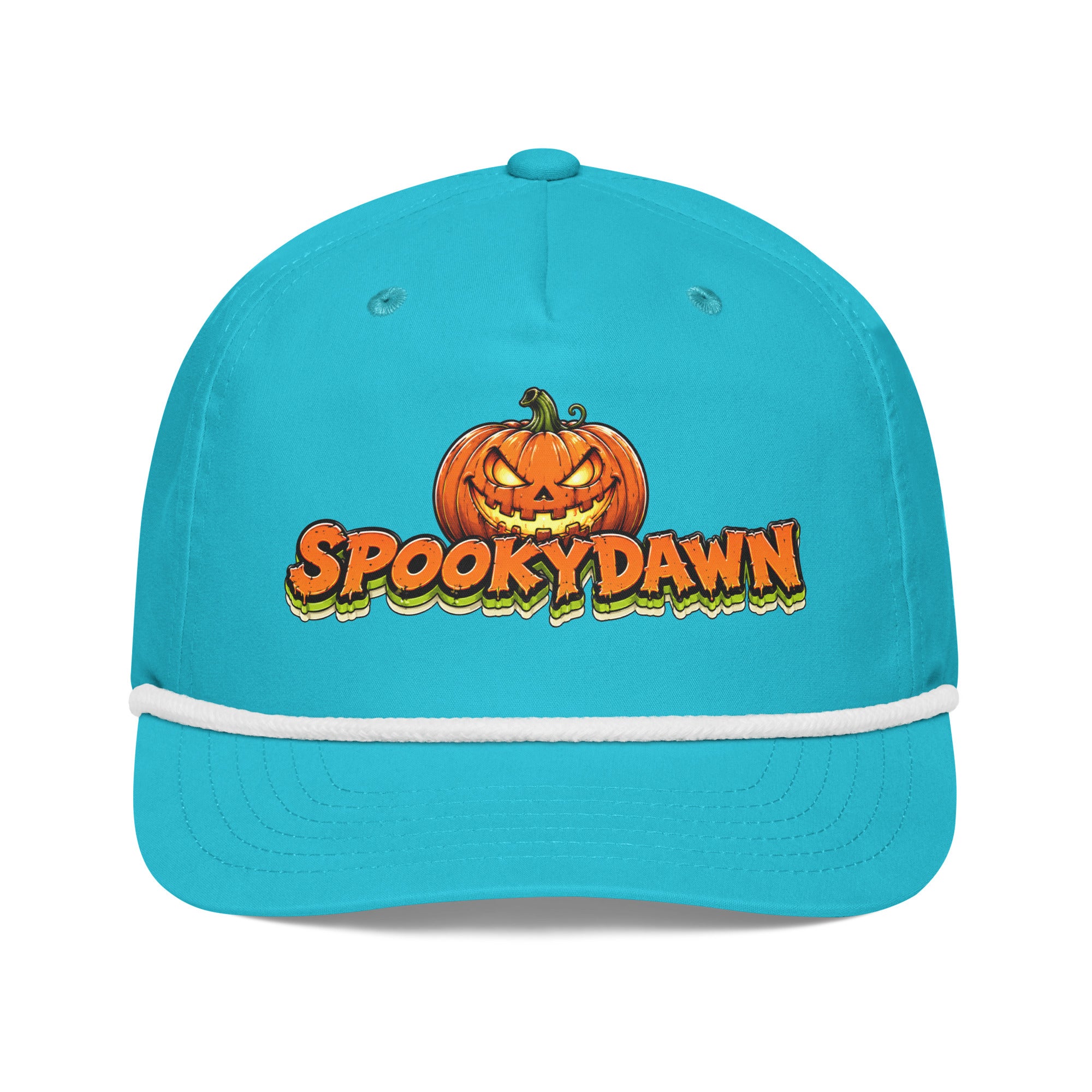 Spookydawn Vintage Horror Mystery Golf Rope Cap by printfluence.net