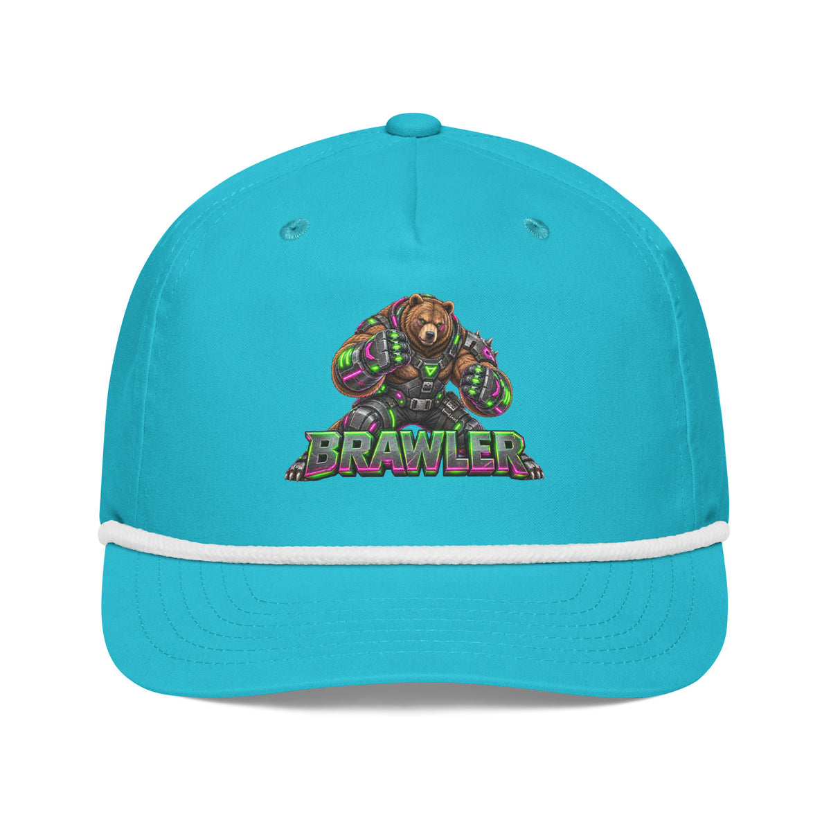 Cyberpunk Animals Lovers | Golf Rope Cap — BRAWLER by printfluence