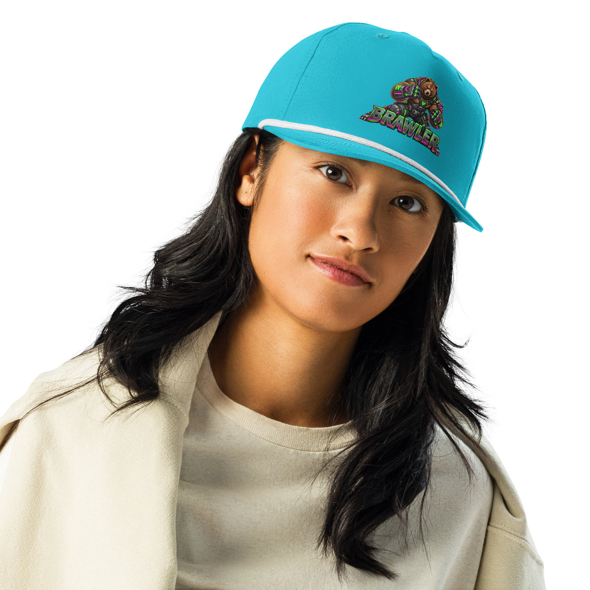 Cyberpunk Animals Lovers | Golf Rope Cap — BRAWLER by printfluence