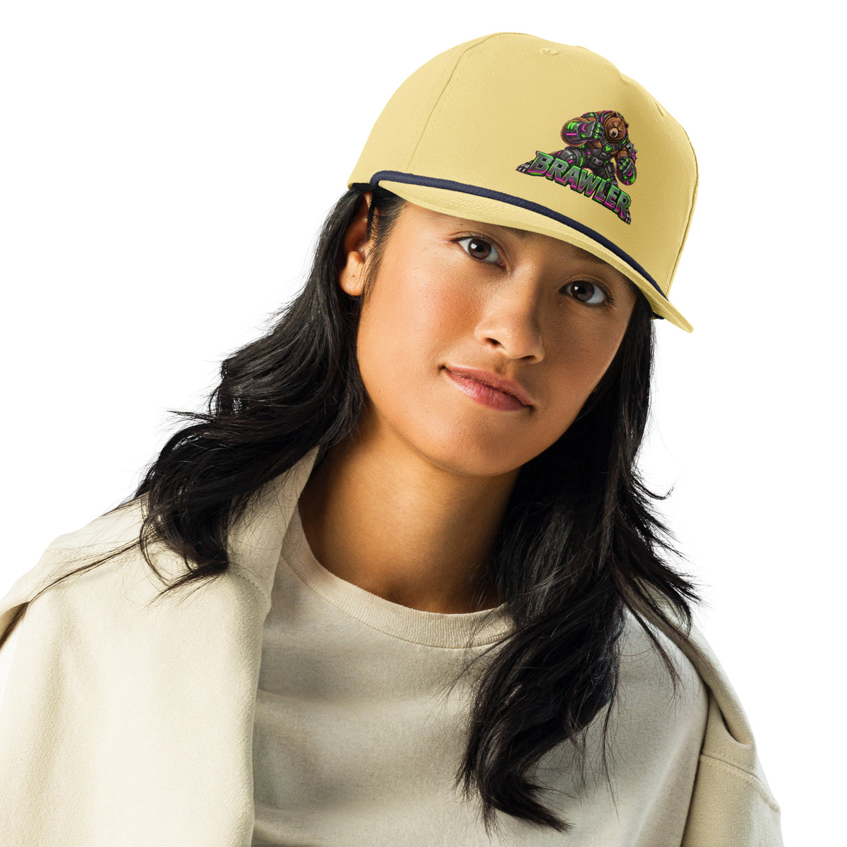 Cyberpunk Animals Lovers | Golf Rope Cap — BRAWLER by printfluence