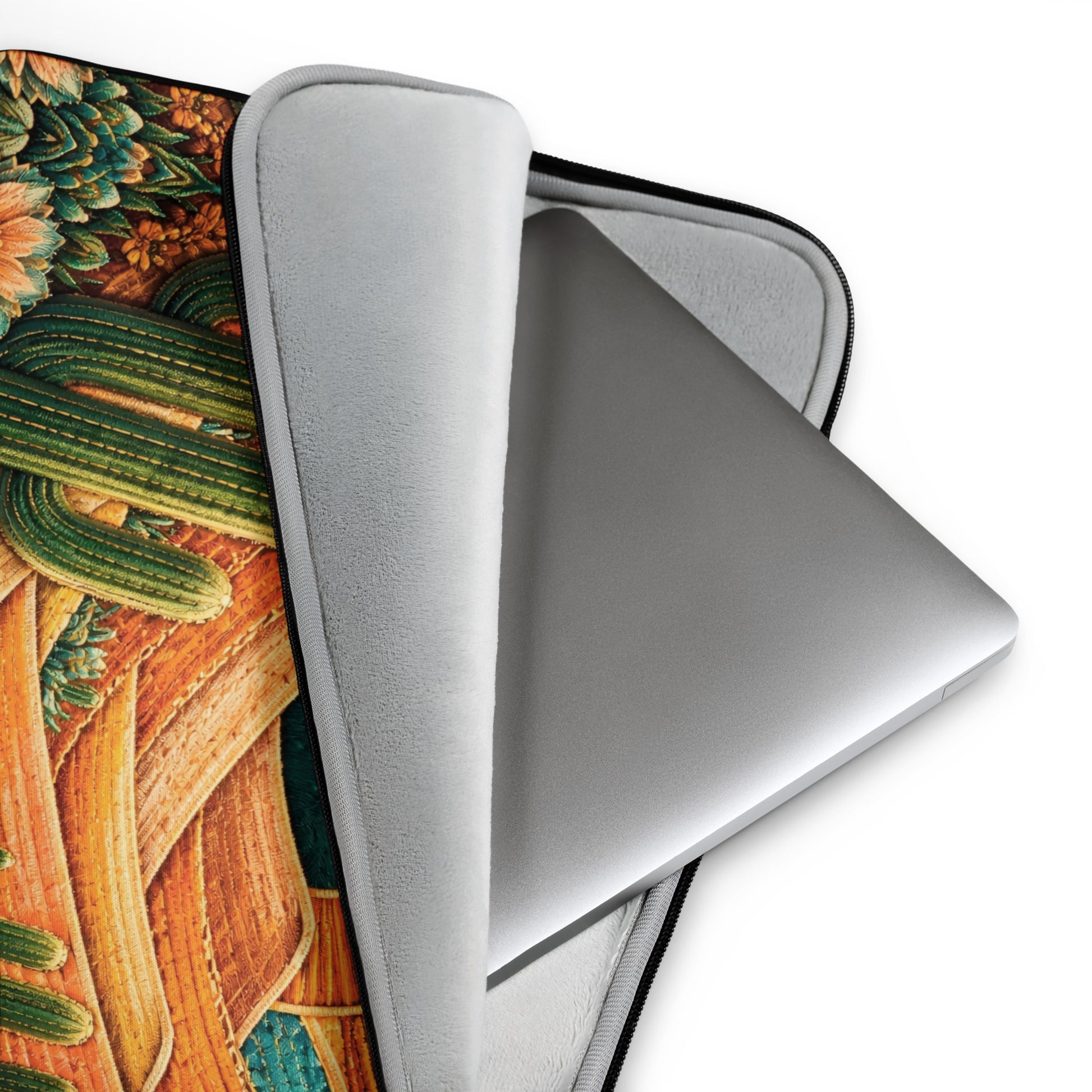 Laptop Sleeve - Sunrise Landscape Laptop Sleeve – Scenic Mountains, Fields & Meadows Case by printfluence.net