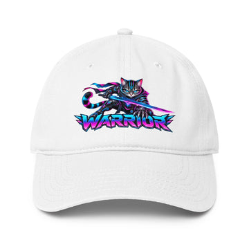 Cyberpunk Animals Lovers | Low Profile Baseball Cap — WARRIOR by printfluence