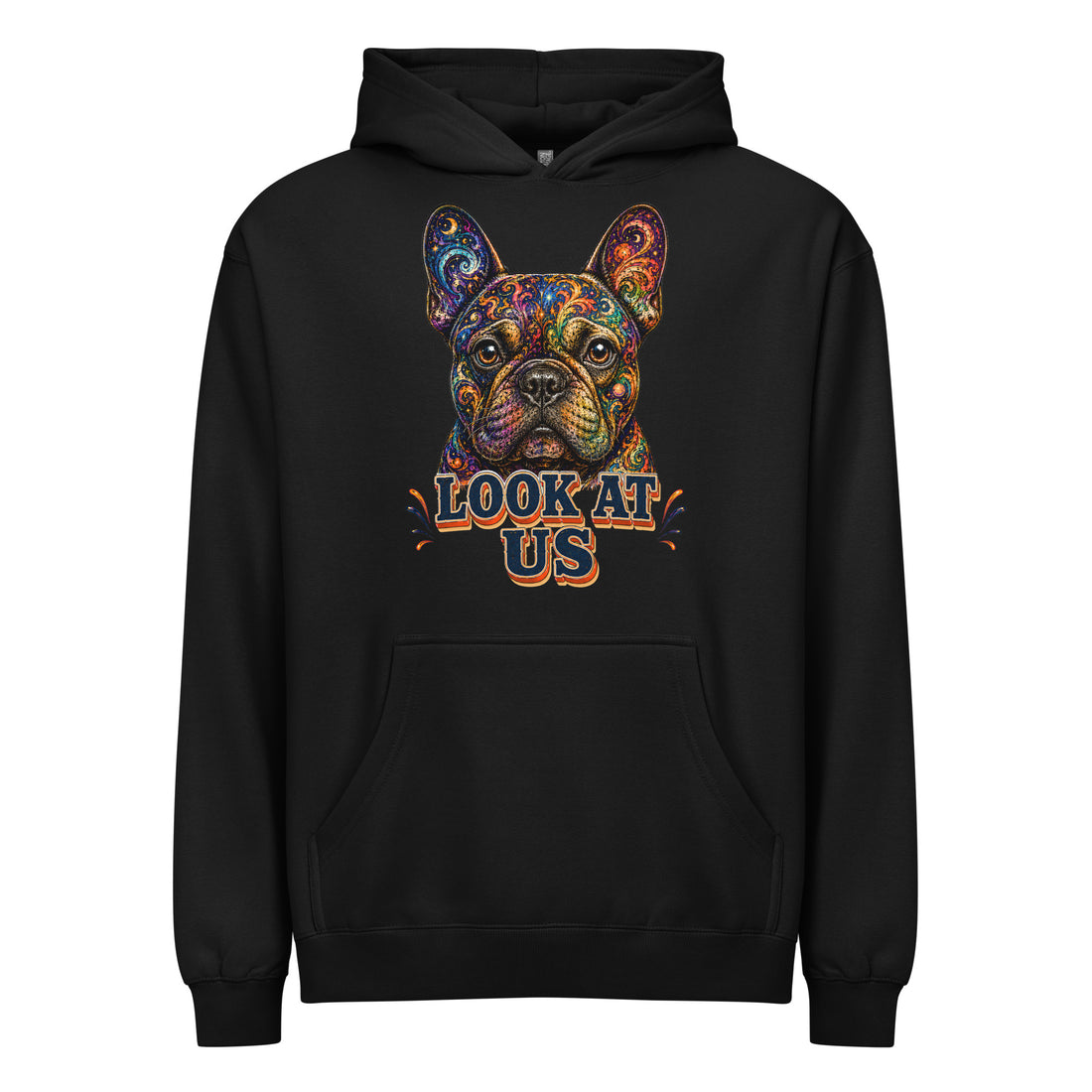 Starry French Bulldog Lovers Box Hoodie Look At Us by printfluence.net