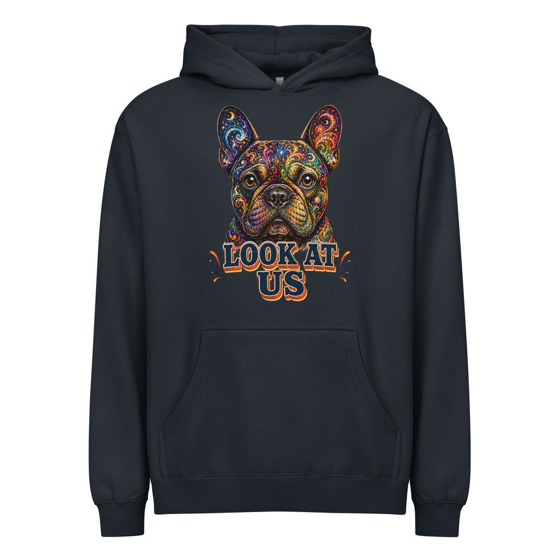 Starry French Bulldog Lovers Box Hoodie Look At Us by printfluence.net