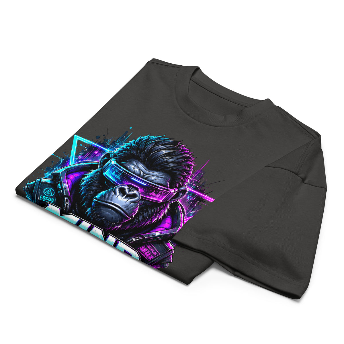 Cyberpunk Animals Lovers | Men’s box tee — MIND OVER MUSCLE by printfluence