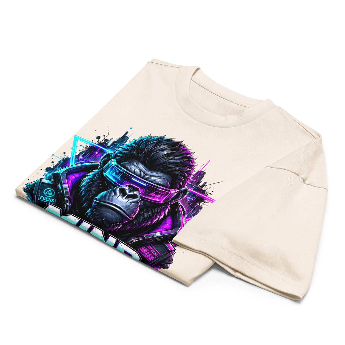 Cyberpunk Animals Lovers | Men’s box tee — MIND OVER MUSCLE by printfluence