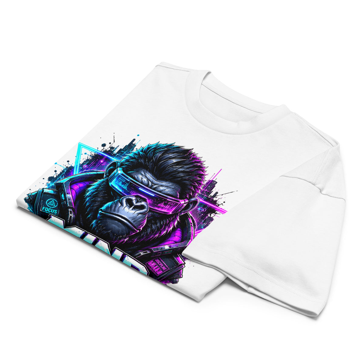 Cyberpunk Animals Lovers | Men’s box tee — MIND OVER MUSCLE by printfluence