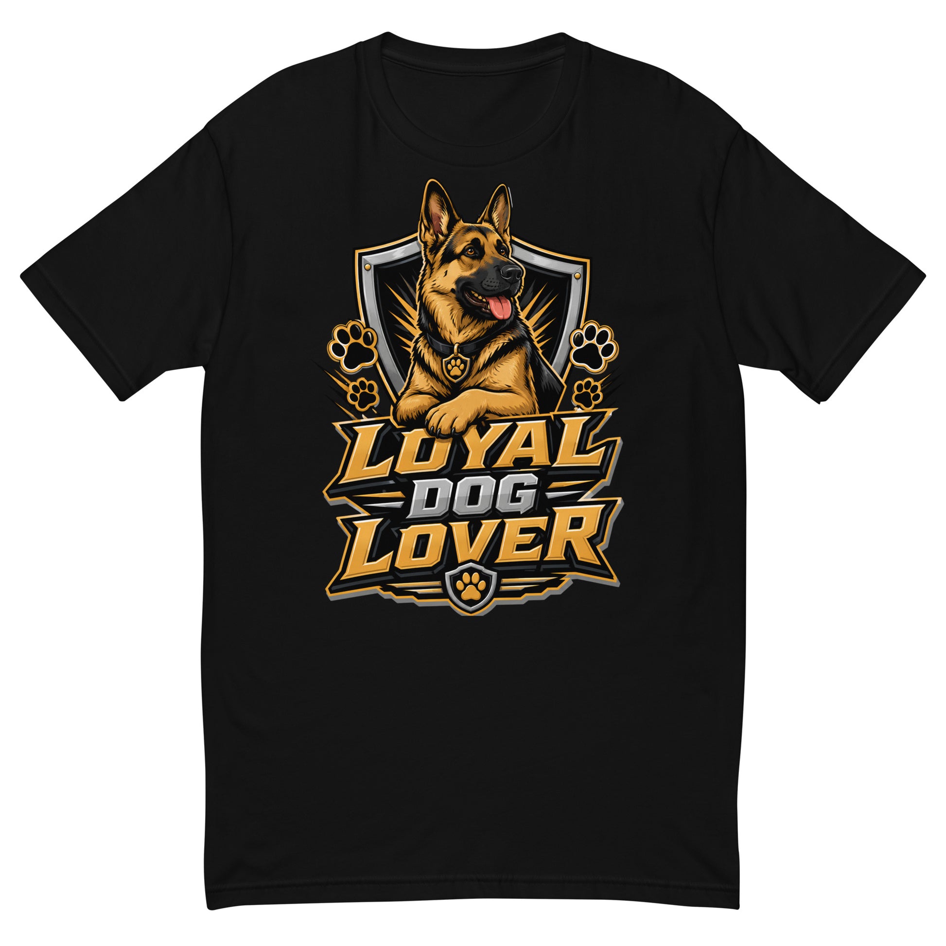 Elite Loyal Dog Lover - Premium Luxury German Shepherd Short Sleeve T-Shirt by printfluence.net