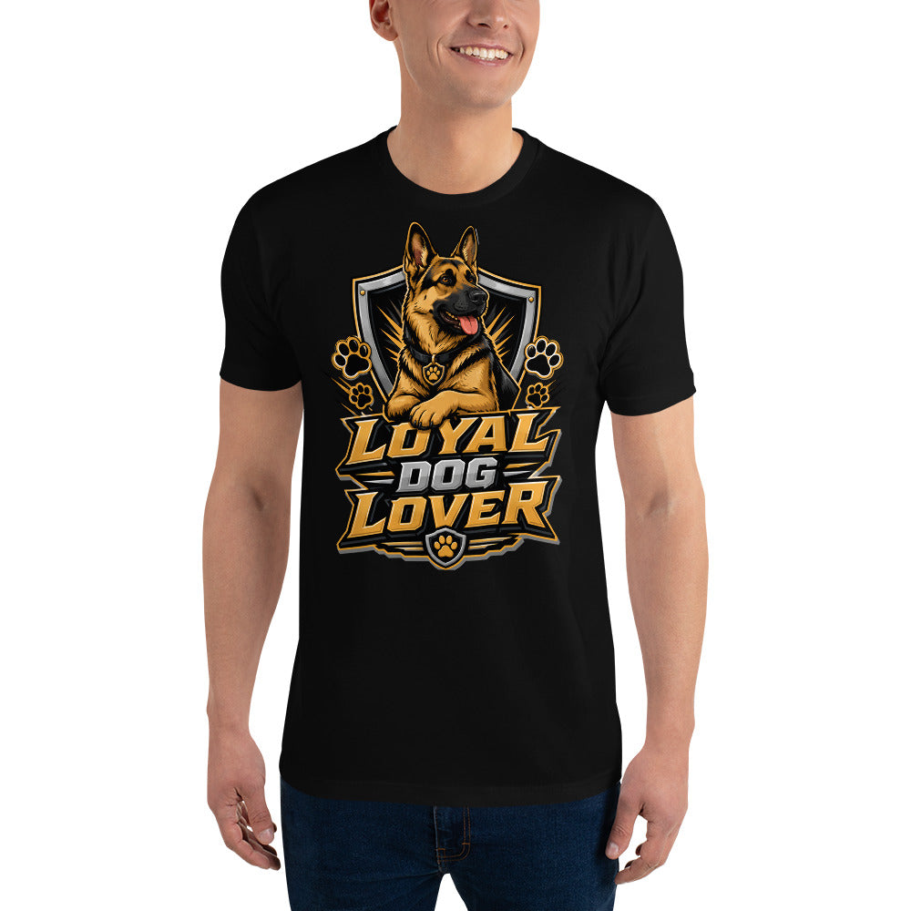 Elite Loyal Dog Lover - Premium Luxury German Shepherd Short Sleeve T-Shirt by printfluence.net