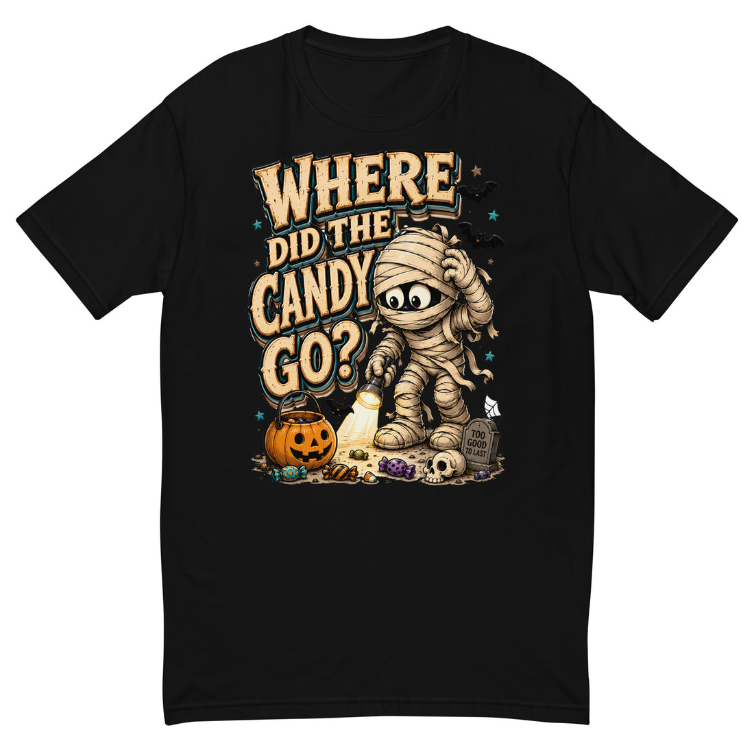 Where Did The Candy Go T-Shirt - Cute Horror & Mystery Tee by printfluence.net