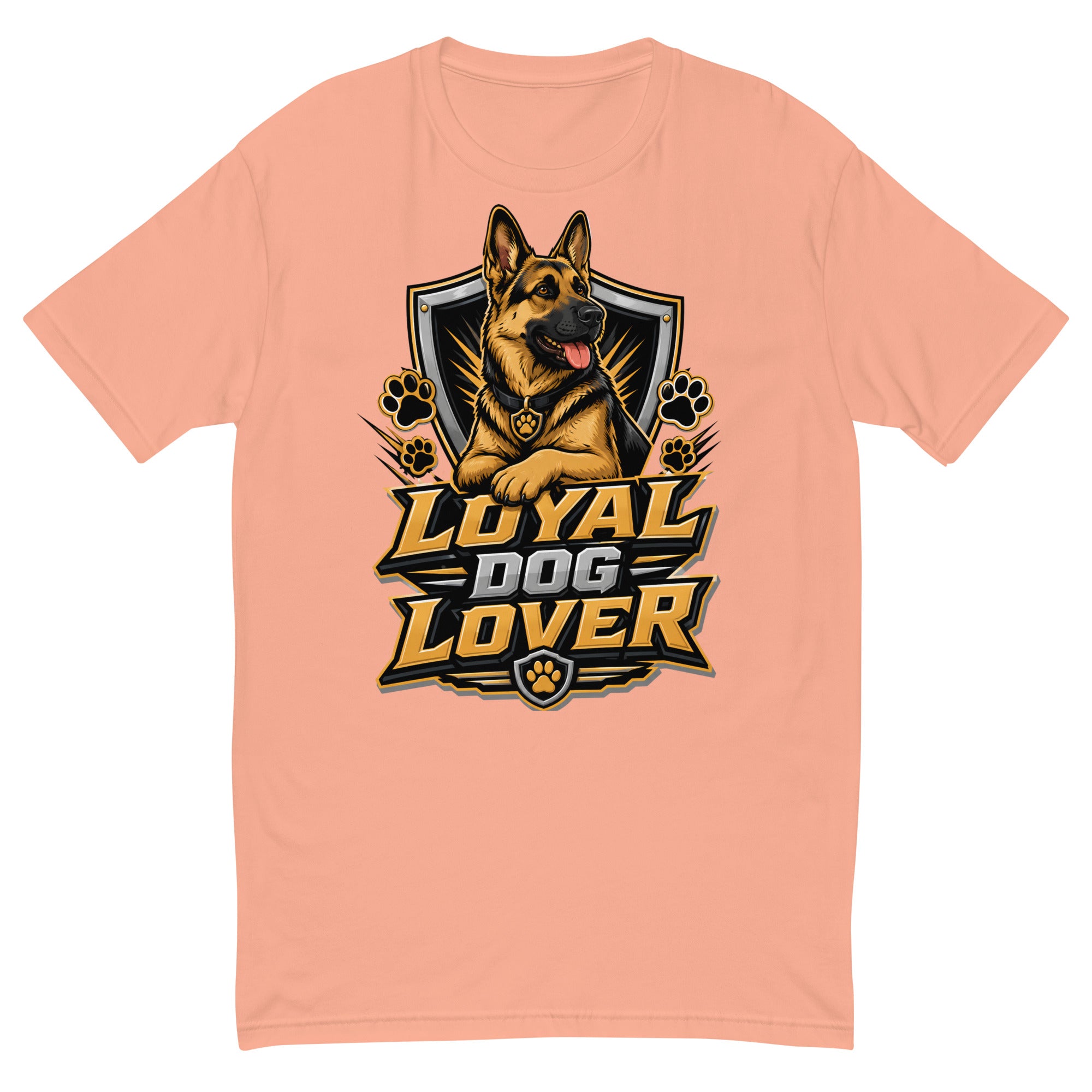 Elite Loyal Dog Lover - Premium Luxury German Shepherd Short Sleeve T-Shirt by printfluence.net