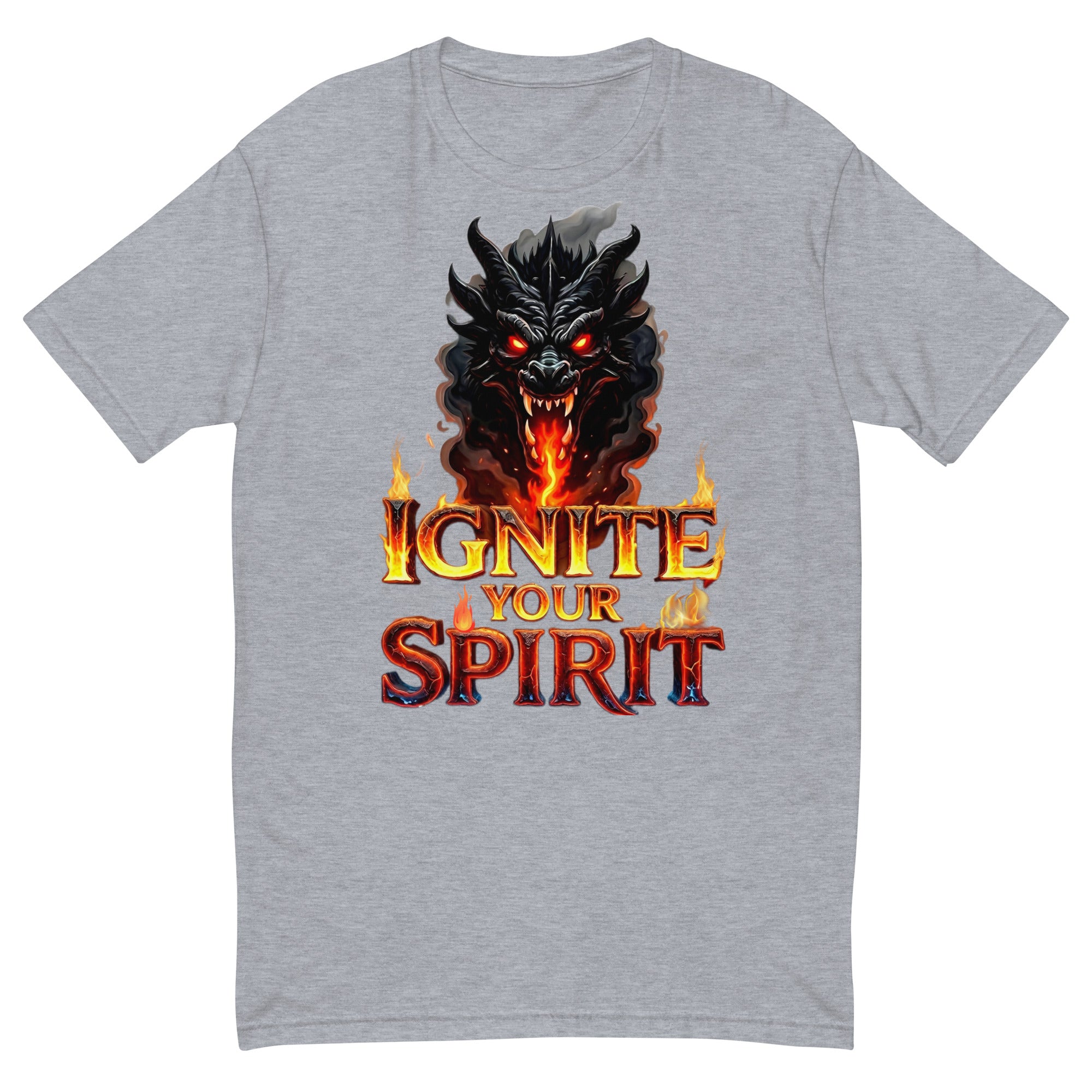 Short Sleeve T-shirt - Ignite Elite Dragon Spirit T-Shirt – Opulent Visionary Fire by printfluence.net