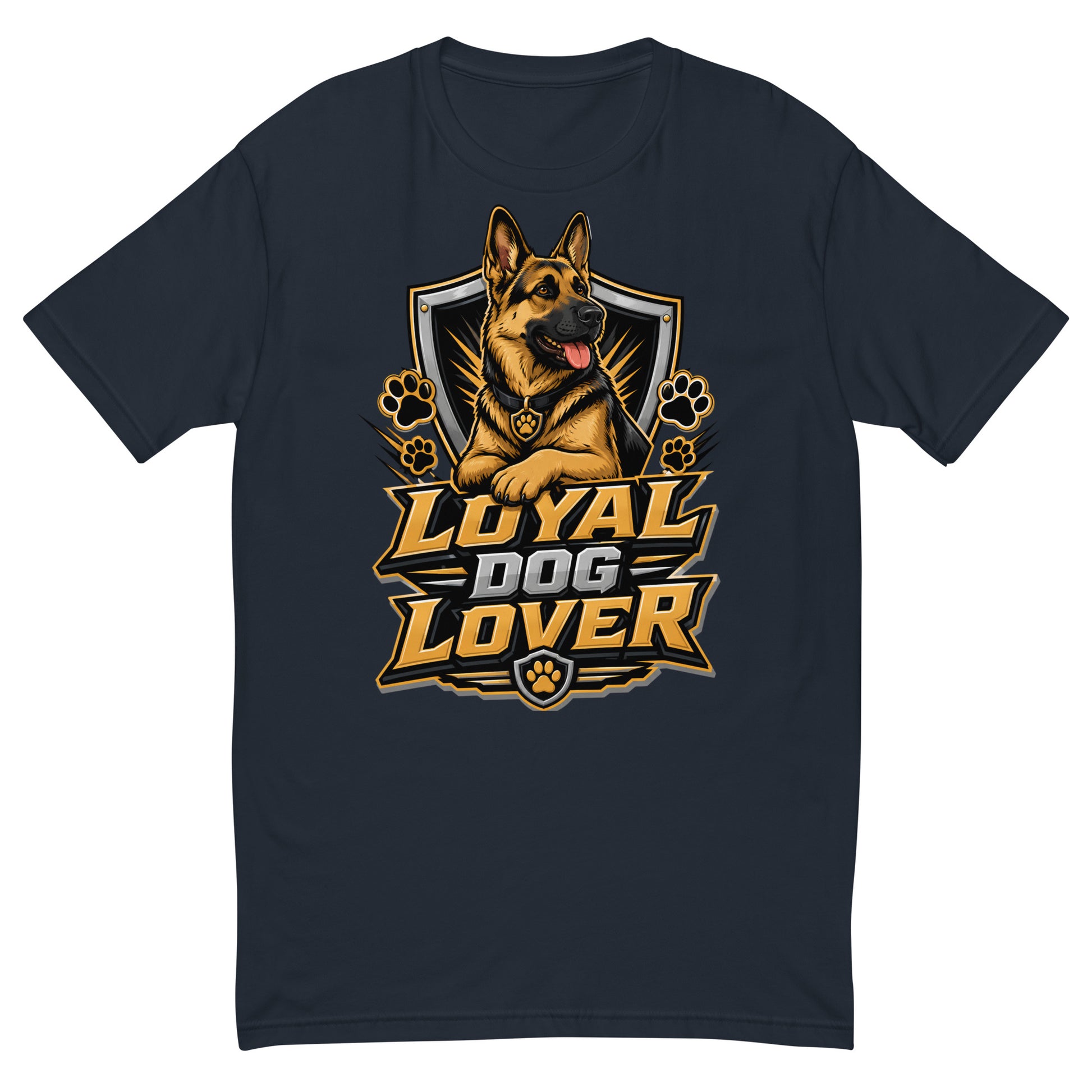 Elite Loyal Dog Lover - Premium Luxury German Shepherd Short Sleeve T-Shirt by printfluence.net