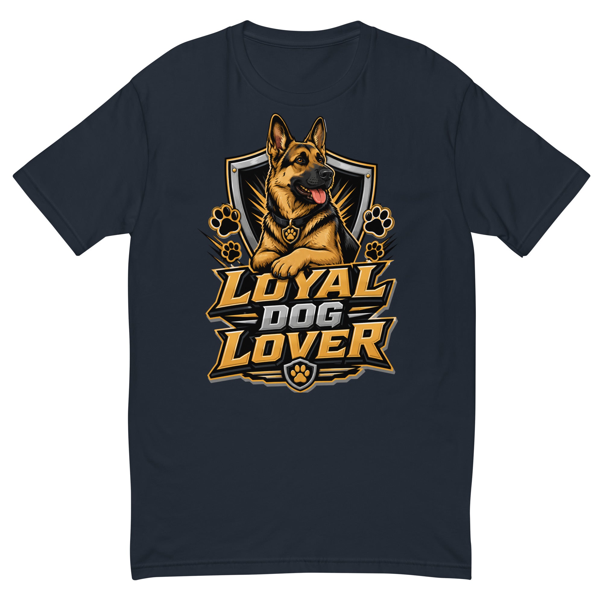 Elite Loyal Dog Lover - Premium Luxury German Shepherd Short Sleeve T-Shirt by printfluence.net